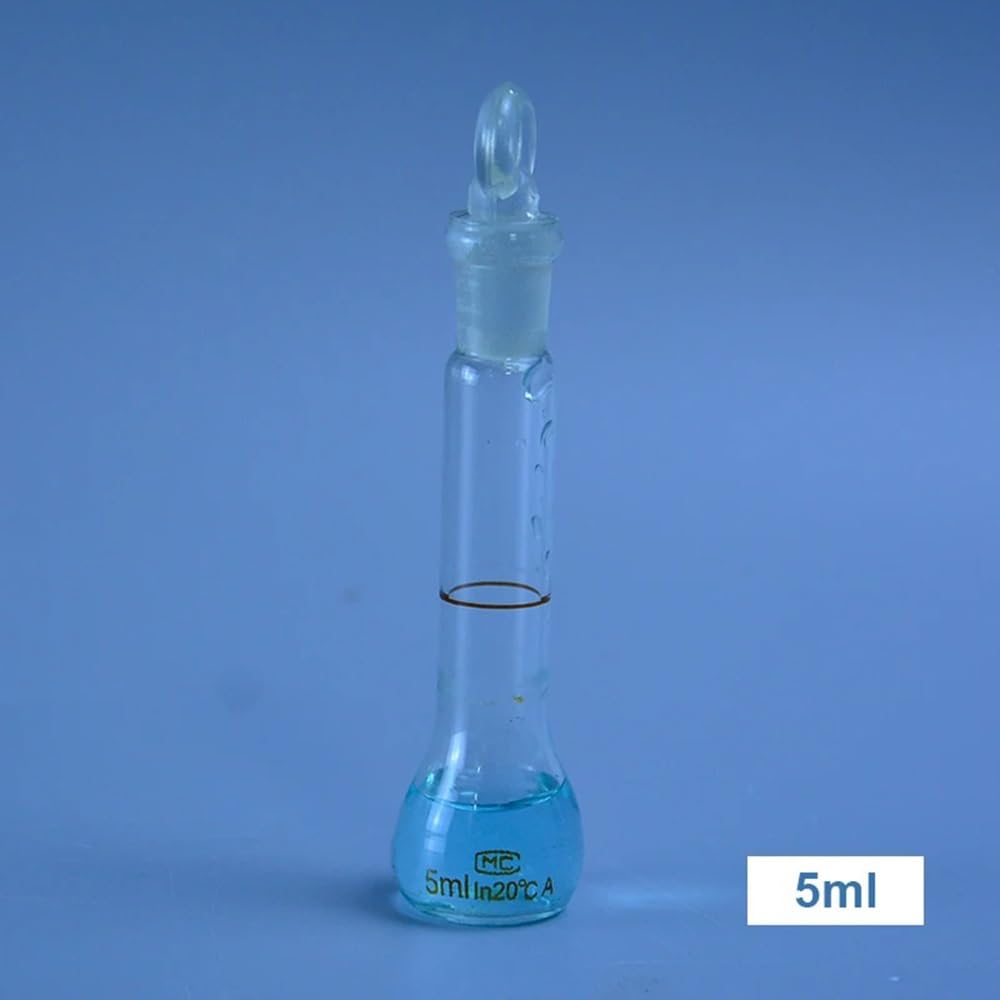 Matraz cónico de laboratorio Matraz Erlenmeyer de vidrio científico Matraz aforado de vidrio transparente Equipo de laboratorio(500mL 1 piece)