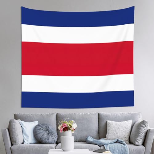 Grand drapeau Costa Rica tissu suspendu tapisserie murale 152x130