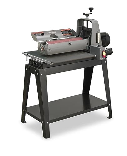 SUPERMAX TOOLS Drum Sander with Flatness Guarantee, Intellisand Technology and Patented Abrasive Attachment System. Model 19-38 (SUPMX-71938-D)