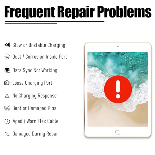 Image of Charging Port Replacement for iPad mini 6th Gen 8.3in 2021 Charger Port Flex Cable for iPad mini 2021 Dock Connector Module Replacement Compatible with: A2567 A2568 A2569 (Purple)