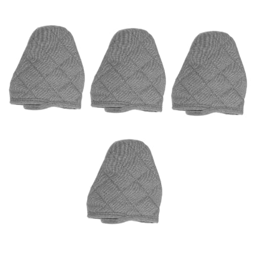 Amosfun 4 Piezas Guantes Anti escaldaduras sin Dedos térmico despensa Cocina manopla Cocina Guantes para microondas. Suministro para Hornear Guantes de Horno Resistentes al Calor algodón
