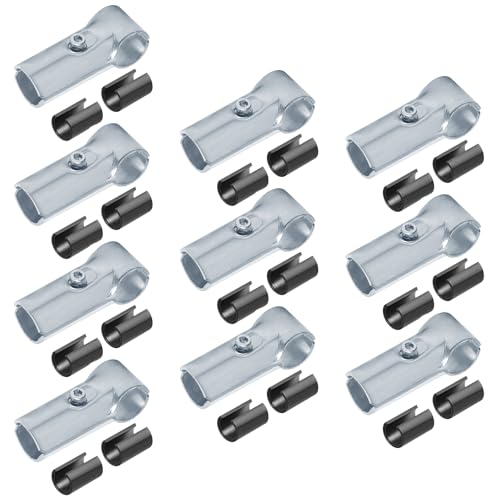 Fanmao 10 Sets T Pipe Connectors Tee Clamps, Fits 3/4" EMT Conduit Directly, Includes Adapter Shims for 1/2" EMT by Fanmao - Image 4