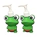 Produktbild TOPBATHY Tier Seifenspender Frosch Cartoon Handseife Shampoo Duschgel Flasche für Kinder Kinderzimmer Badezimmer Küchenarbeitsplatten Zubehör 2 Stück 120Ml