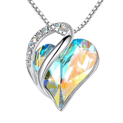Collier CubChain coeur mignon pour femme avec pendentif tendance 2025