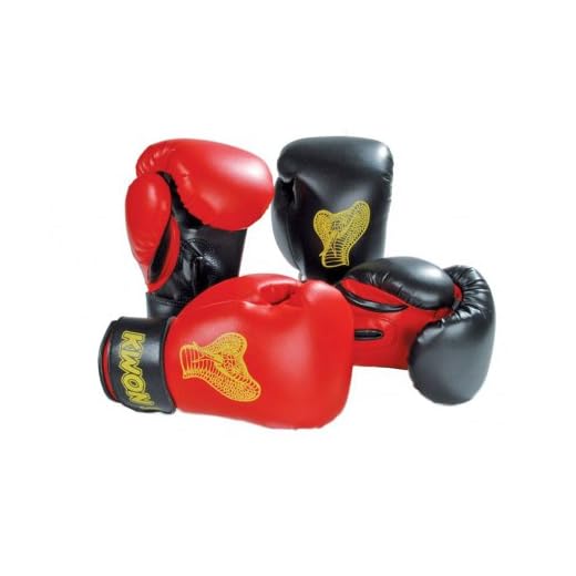 Kinder Boxhandschuhe Cobra 6oz, in 2 Farben (schwarz/rot, 6 oz)