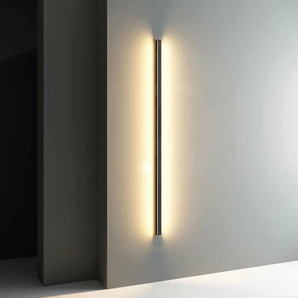 Modern Wall Lamp, Simple Led Wall Sconces，Indoor Line Light Stair Bedroom Bedside Home Decor Wall Lighting Fixtures-80cm-Nature