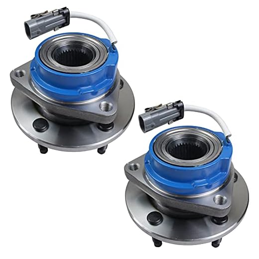 PAROD Pair 513121 Front Wheel Hub Bearing Assembly Compatible with Cadillac DTS Eldorado Seville, Chevy Impala Monte Carlo, Buick Century, Pontiac Grand Prix Bonneville 5 Lug W/ABS