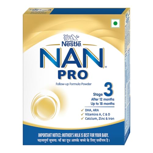 Image of Nestle NAN PRO 3 Follow-Up Formula-Powder After 12 months, Up to 18 months, Stage 3, 400g Pouch in Box
