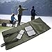 Foldable Fishing Landing Mat with Lure Box - Lightweight Unhooking Mat for Carp and Pike, Portable Fish Protection Mat and Angler Seat, Waterproof, Green