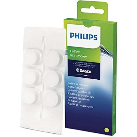 Philips CA6704/10 Coffee Oil Remover, 6 Tablets for Philips, Saeco and Other Fully Automatic Coffee Machines Cover