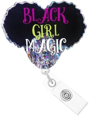 Funny Nurse Badge Reel - "It's My First Day" Glitter Retractable ID Holder, Cute Medical Accessory For RNs, CNAs, Students - View #8