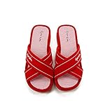  Garzon - Zapatilla CASA 2550-V para: Mujer Color: Rojo Talla: 38