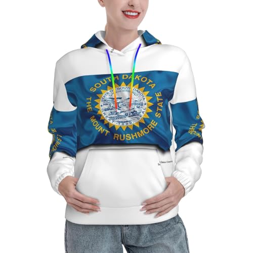 Cadeau d'automne pour femme sweat à capuche Dakota du Sud douillet