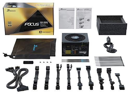Stagionale FOCUS GX-550 Alimentatore PC completamente modulare 80PLUS Oro 550 Watt
