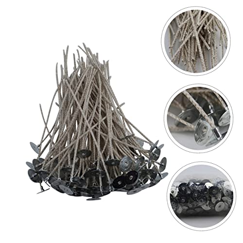 200 mechas de algodón para velas DIY 5.91 in miniatura 6