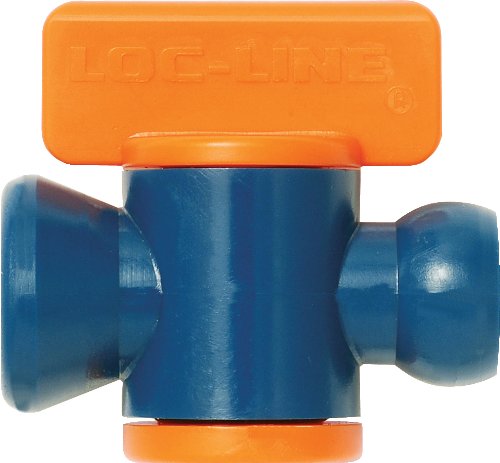 LOC-LINE LOCLINE Kühlmittelschlauch 1/4" / 1/2" / 3/4" Absperrhahn zur AUSWAHL: 1/4" - 10 Stück K/Pf, 29454 grau