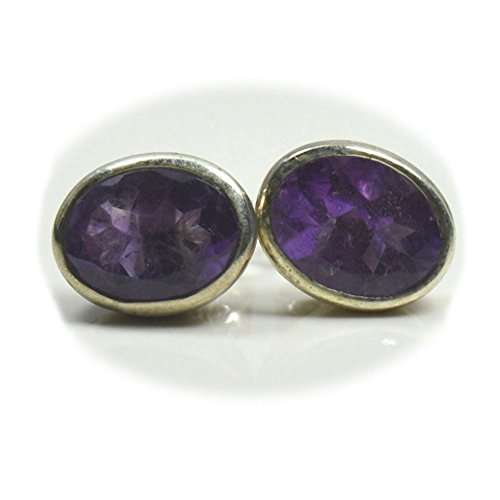 Boucles d'oreilles améthyste naturelle pour sublimer vos tenues de bureau