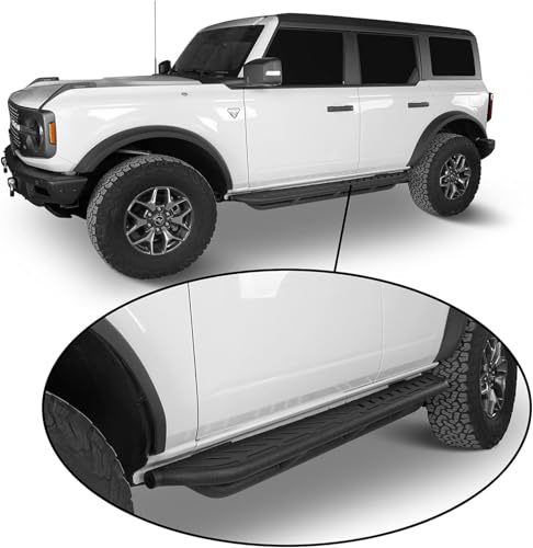 Estribos laterales para Ford Bronco 2021-2026 acero robusto miniatura 3