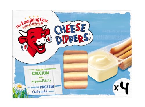 La Vaca Que Ríe Queso Cremoso y Palitos de Pan, 4 x 35g