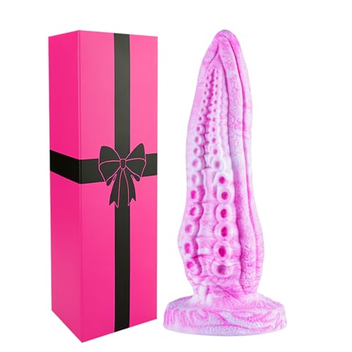 19,3 cm Consolador Monstruo Realista Fantasía Consolador Dragón Consolador Silicona Animal Consolador Grueso Vagina Enchufe Anal Ancho Pulpo Tentáculo Alien Consolador con Ventosa Juguete Sexual