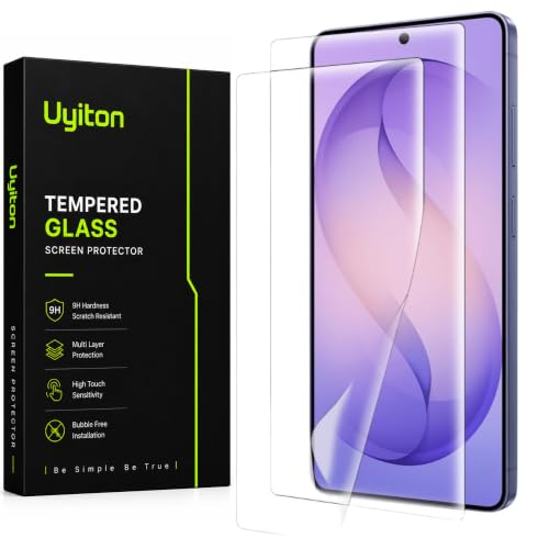 Image of Uyiton 2 Pack Screen Protector for Samsung Galaxy S26 Ultra (6.9-inch Display) | HD Clear Flexible Film | Bubble-Free Easy Installation | Scratch Resistant | Case Friendly