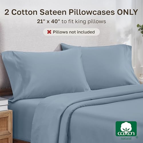 Image of California Design Den 800 Thread Count 2-Pack Pillow Cases King Size