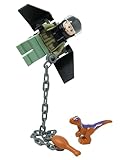 LEGO Jurassic World: Ranger Minifigure with Jetpack and Baby Raptor