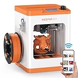 TINA2S 3D Printer, WEEFUN 3D Printer Fully Assembled with WiFi Cloud Print, Silent Mini 3D Printers for Beginners and Kids, Auto Bed Leveling DIY 3D Printers with Resume Print, Fully Open Source