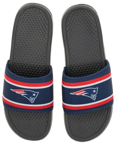 Image of FOCO NFL Team Printed Slide Sandals - Officially Licensed Football Fan Footwear for Comfort & Style