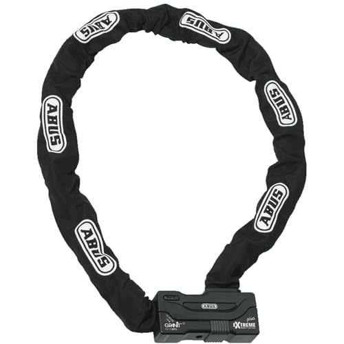 ABUS Schloss-Ketten-Kombi Granit Extreme Plus 59 - Motorradschloss aus 12 mm starker Sechskantkette - ABUS-Sicherheitslevel 20 - 170 cm Kettenlänge