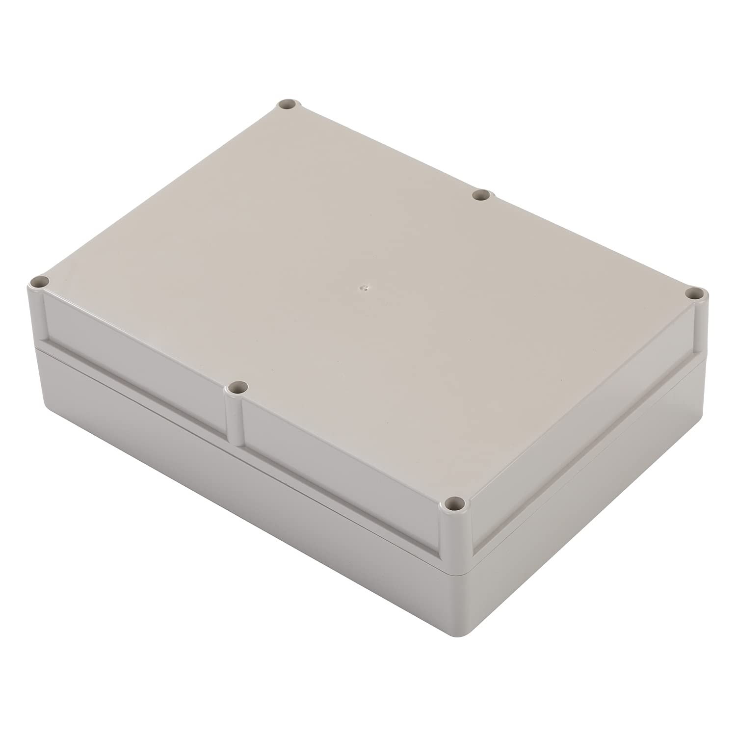 Heyiarbeit Project Box IP67 Waterproof Junction Box ABS Plastic Grey Electrical Boxes DIY Electronic Project Case Power Enclosure 6.89"x9.45"x2.68" (175x240x68mm)