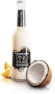 The Mocktail Company Pino Colada, 275ml Bottles | Non-Alcoholic Pina Colada Drink | Pack of 24