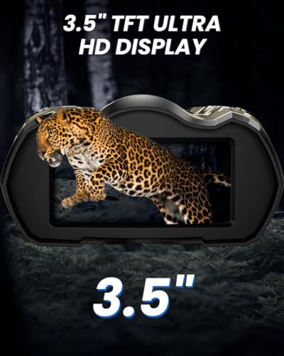 Image of WARMTUYO 4K Night Vision Goggles for Adults, Digital Binoculars with Camera