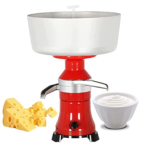 Separador de crema de leche eléctrico – Máquina desengrasadora de leche con velocidad ajustable 9800-10500r/min – para leche de oveja, leche de cabra u otros productos lácteos
