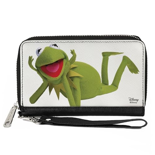 Buckle-Down Women's PU Zip Around Wallet Rectangle-Muppets, 7.5