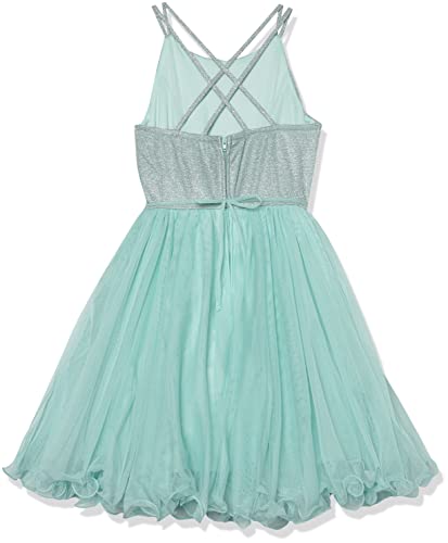 Speechless Girls' One Size Embroidered Fit-and-Flare Dress2
