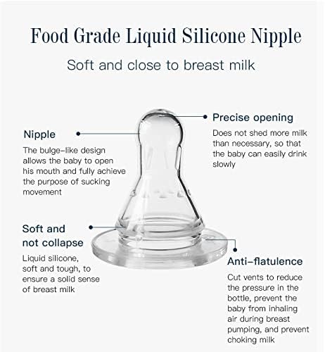 Image of Baby Feeding Bottle with Weighted Straw, Wide Neck Anti-Colic Milk Bottle, Easy-Grip Baby Drinking Bottle, Leak-Resistant Design for Milk & Water, Reusable Bottle for Daily Feeding, Indoor & Outdoor Use