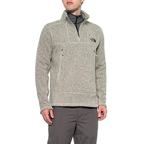 The North Face Men's Gordon Lyons 1/4 Zip (X-Large, Granite Bluff Tan Heather New)