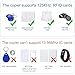 Godely RFID Handheld 125khz Key fob Smart Reader Writer Copier with 10pcs Writable T5577 Key Cards