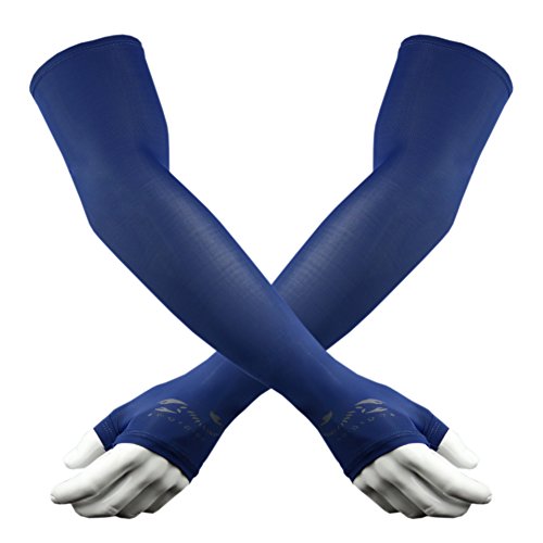 Scorpion Hand Cover Arm Cooler Cooling Sleeves Cycling Hiking Hunting Camping Driving, Navy