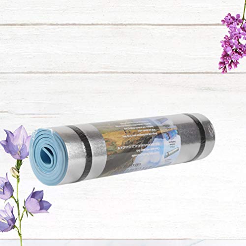 IMIKEYA Yogamat, eenvoudig, aluminiumfolie, EVA-mat, slaapmat van schuim, campingmat, waterdicht, reflecterend - Image 6