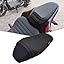 Rear Seat-Black with Red Stitching