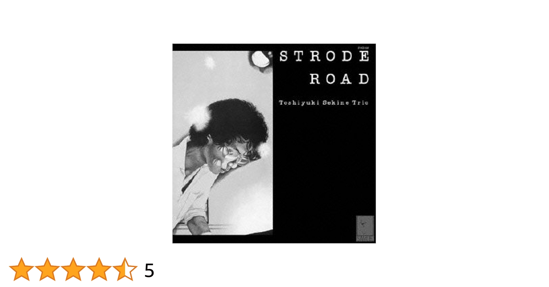 和ジャズLP　関根敏行トリオ　　ストロード・ロード　新品未開封 関根敏行 Toshiyuki Sekine Trio - Strode Road