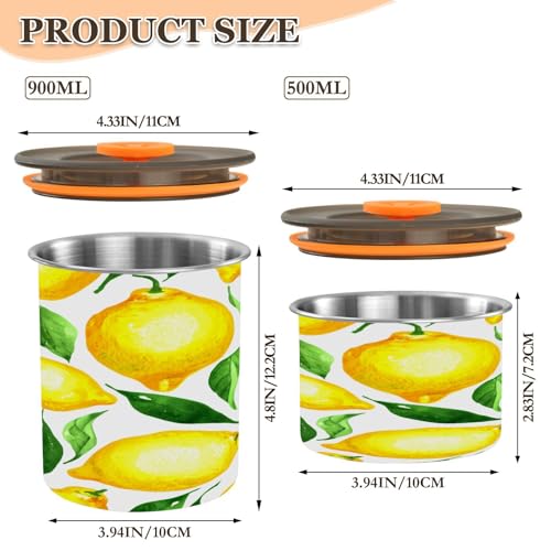 Contenedor de almacenamiento para café al vacío Qilmy 17oz miniatura 3