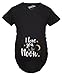Crazy Dog Tshirts - Maternity I Love You To The Moon Cute Maternity Shirts Announce Pregnancy Shirt Fun (Black) - 3XL - Camiseta De Maternidad