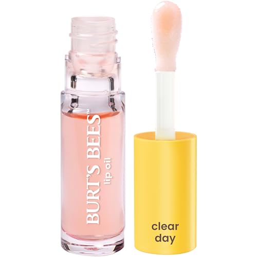 Burt's Bees Lip Oil Clear Day, Instant Hydration, Nourishes...