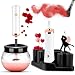 Pro 2019 Upgraded Electric Makeup Brush Cleaner and Dryer,DOTSOG Automatic Brush Spinner for all brushes,Wash and Dry in Seconds,with 8 Size Rubber Collars