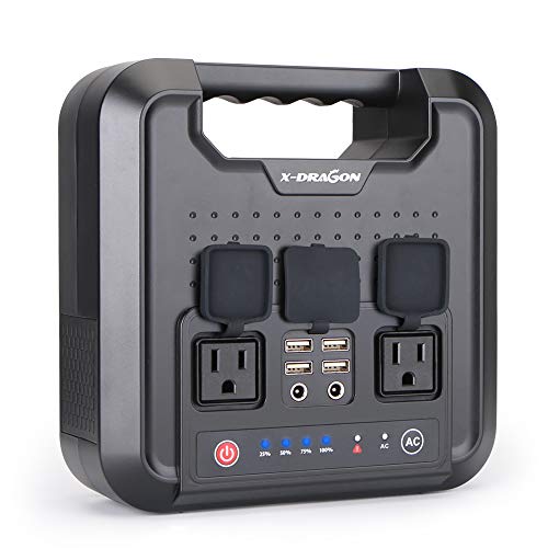 X-DRAGON Portable Generator 220WH/60000mAh Power Station Inverter Rechargeable CPAP Battery Pack Emergency...