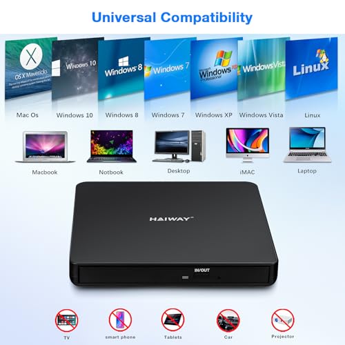 Lecteur DVD externe type C résout le manque de lecteur optique - 7