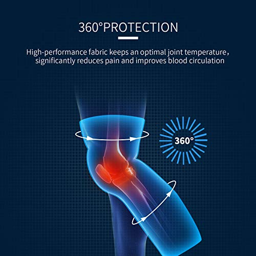 Full Leg Sleeves Long Compression Leg Sleeve Knee Sleeves Protect Leg, for Man Women Basketball, Arthritis Cycling Sport4